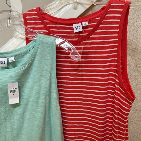 Gap, 2 100% cotton sleeveless maxi summer dresses. Size M - Picture 3 of 8